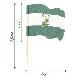 Pick Bandeira "Andaluzia" 65mm (14.400 Uds)