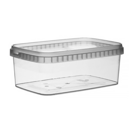 Embalagem Plastico e Tampa Inviolável 1200ml 19x12cm (150 Uds)