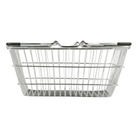 Mini Cesta de Compras Aço 18,5x13,5x9cm (6 Uds)