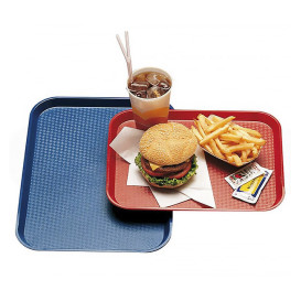 Bandeja Plastico Rigido Azul  30,4x41,4cm (24 Uds)