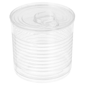 Lata de conserva Plastico Trans. 110ml Ø6x5,7cm (200 Uds)