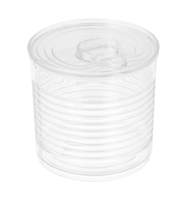 Lata de conserva Plastico Trans. 110ml Ø6x5,7cm (200 Uds)