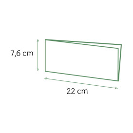 Saqueta Antigordura Aberta 2L Branco 20x7.6cm (100 Unidades)