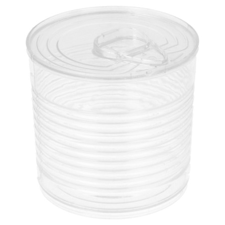 Lata de conserva Plastico Trans. 220ml Ø7,4x7cm (20 Uds)