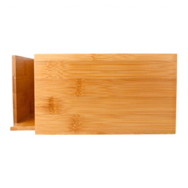 Porta-Guardanapos de Bambu 21x21x10cm (12 Uds)