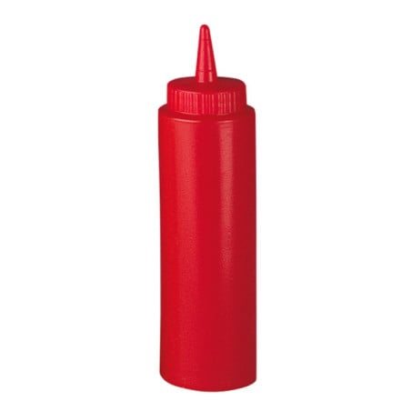 Frascos para Molhos Plastico Vermelho 240ml (6 Uds)