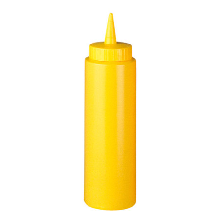 Frascos para Molhos Plastico Amarelo 240ml (6 Uds)