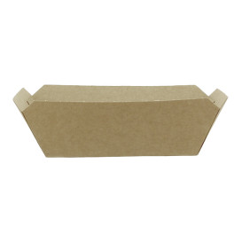 Barqueta Cartolina Kraft-Kraft 9,6x6,5x4,2cm 250ml (1000 Uds)