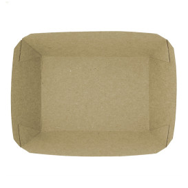 Barqueta Cartolina Kraft-Kraft 9,6x6,5x4,2cm 250ml (1000 Uds)