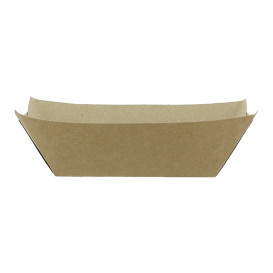 Barqueta Cartolina Kraft-Kraft 10,6x7,3x4,5cm 350ml (25 Uds)