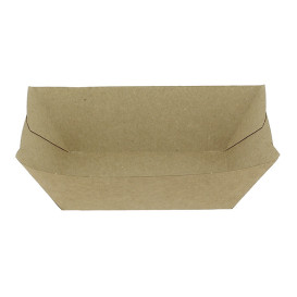 Barqueta Cartolina Kraft-Kraft 10,6x7,3x4,5cm 350ml (25 Uds)