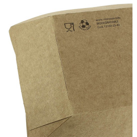 Barqueta Cartolina Kraft-Kraft 10,6x7,3x4,5cm 350ml (25 Uds)