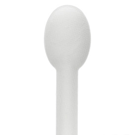 Colher em Cana-de-Açúcar Branco 16cm (1.000 Uds)