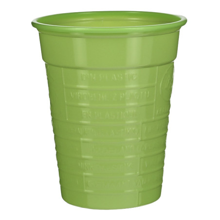 Copo de Plástico PS Verde 200 ml (1.500 Uds)