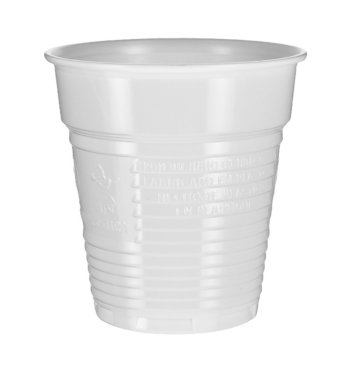 Copo de Plástico PS Branco 166ml Ø7,0cm (3.000 Uds)