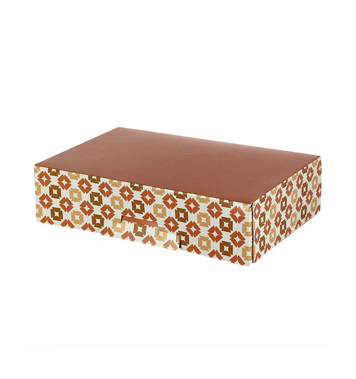 Caixa Bombons e Doces Coral 22x15x6cm (600 Uds)