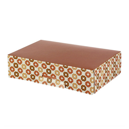 Caixa Bombons e Doces Coral 22x15x6cm 1000g (175 Uds)