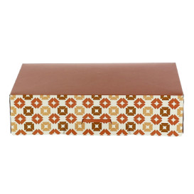 Caixa Bombons e Doces Coral 22x15x6cm (600 Uds)