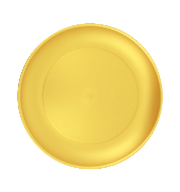 Prato Reutilizavel Durable PP Mineral Ouro Ø27,5cm (54 Uds)