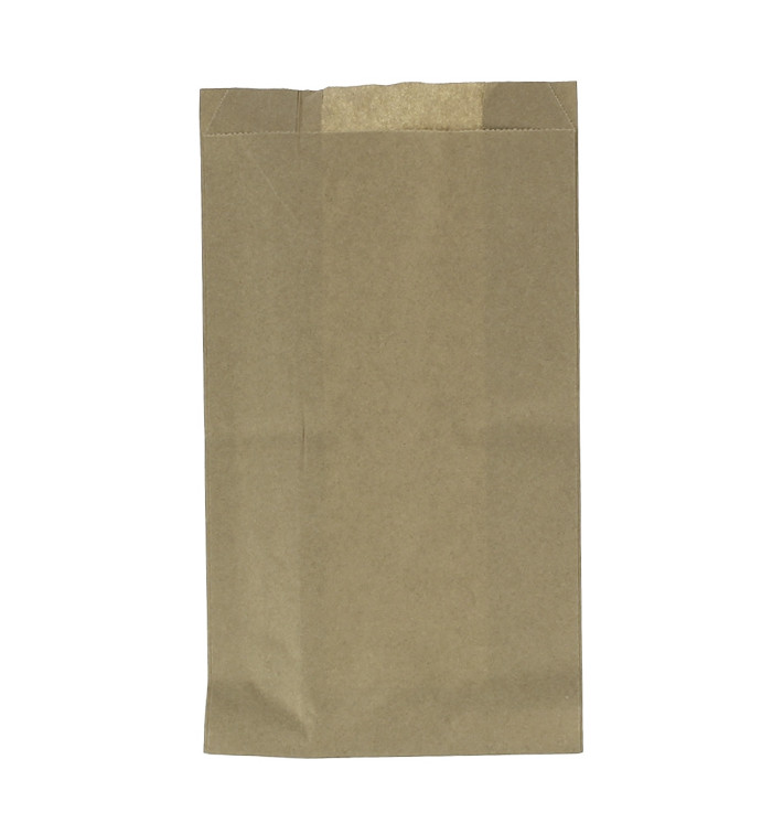 Saco de Papel Antigordura Kraft 14+7x24cm (250 Uds)