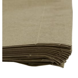 Saco de Papel Antigordura Kraft 14+7x24cm (250 Uds)