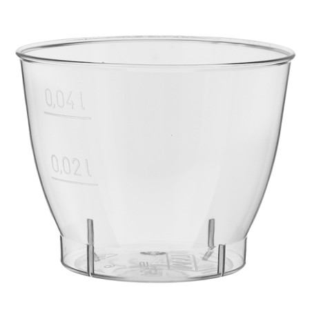 Copo de Plástico PS Cristal Cool Cup 40ml (2.000 Uds)