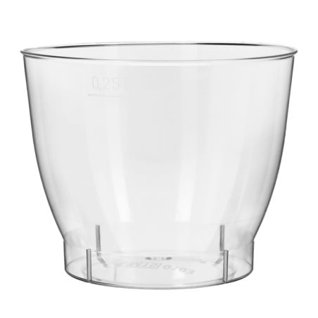 Copo de Plástico PS Cristal Cool Cup 250ml (25 Uds)