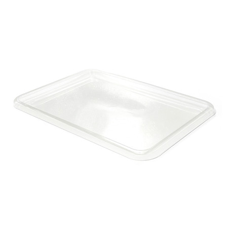 Bandeja Plastica RPET Transparente 35x24cm (10 Uds)