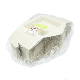 Embalagem MenuBox Cana-de-Açúcar 21x21x4cm 1350ml (100 Uds)