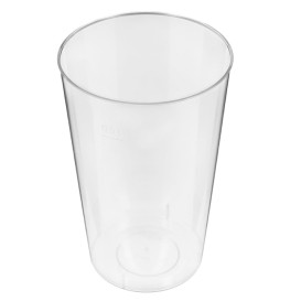 Copo Plastico Cristal Transparente PS 500 ml (30 Uds)