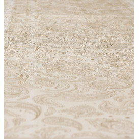 Toalha Não Tecido 120x120cm "Mandala" Creme 50g/m² (150 Uds)