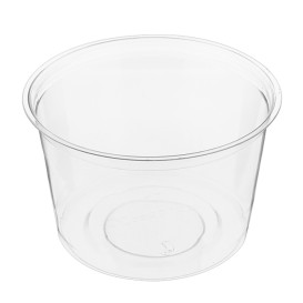 Embalagem Compostáveis PLA Transparente 470ml (500 Uds)