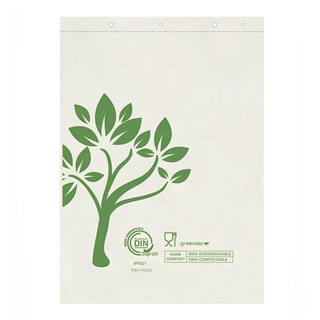 Saco Mercado Block Home Compost “Be Eco!” 30x40cm 12µm (100 Uds)