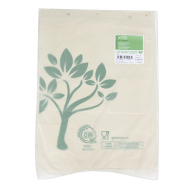 Saco Mercado Block Home Compost “Be Eco!” 30x40cm (100 Uds)