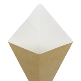 Cone de Carton Kraft 270mm 250g (50 Uds)