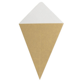 Cone de Carton Kraft 270mm 250g (50 Uds)