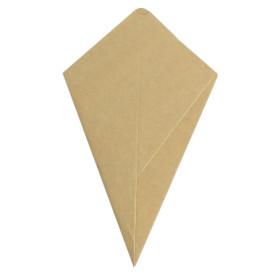 Cone de Carton Kraft 270mm 250g (50 Uds)