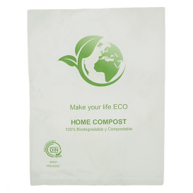 Saco Plastico Mercado Bio Home Compost 35x48cm 17,5µm (100 Uds)