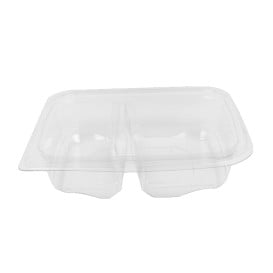 Tigela de Plastico Inviolável 2C PET 200/300ml 180x140x40mm (390 Uds)