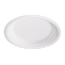 Prato Cana-de-açúcar Bagaço Branco Ø17,5 cm (1.000 Uds)