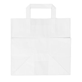 Saco Papel Branco Asas 70g/m² 26+18x26cm (250 Uds)