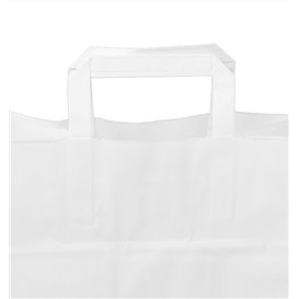 Saco Papel Branco Asas 70g/m² 26+18x26cm (250 Uds)