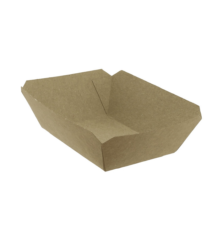 Barqueta Cartolina Kraft-Kraft 9,6x6,5x4,2cm 250ml (1000 Uds)