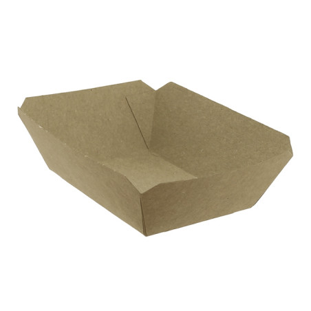 Barqueta Cartolina Kraft-Kraft 9,6x6,5x4,2cm 250ml (1000 Uds)