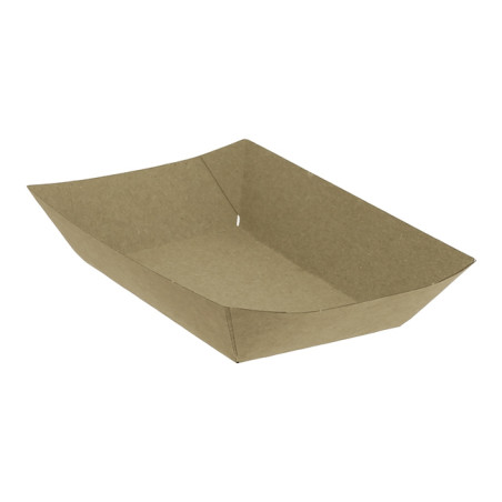 Barqueta Cartolina Kraft-Kraft 11x7x3,5cm 300ml (25 Uds)