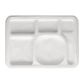 Inserido para Bandeja Plastico PS Branco 470x350mm (1000 Uds)