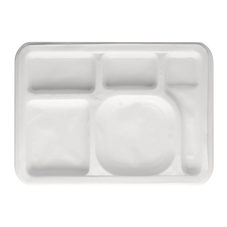 Inserido para Bandeja Plastico PS Branco 470x350mm (1000 Uds)