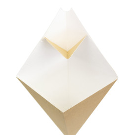 Cone de Carton Kraft 270mm 250g (200 Uds)