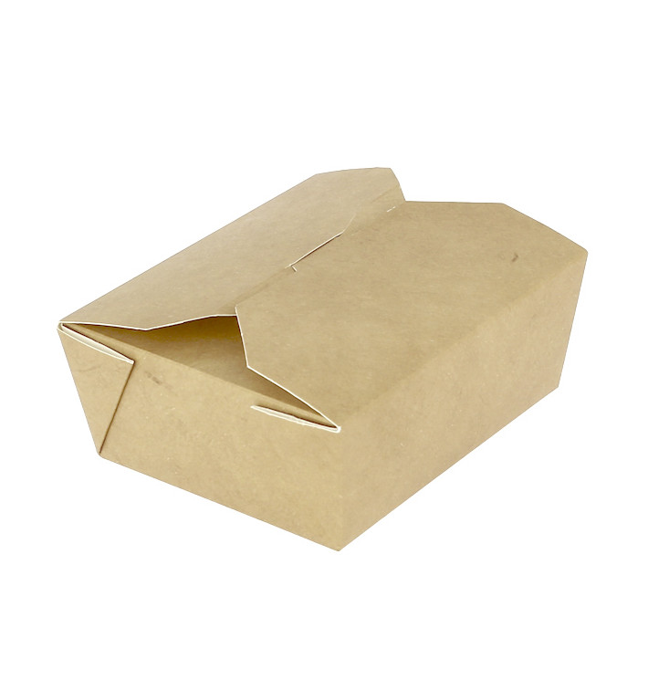 Caixa TakeAway Kraft 10,7x8,65x4,5cm 400ml (50 Uds)