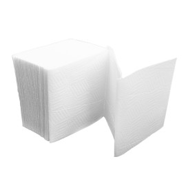 Guardanapos Papel Tissue 2F en V Branca 11x21cm (6.000 Uds)